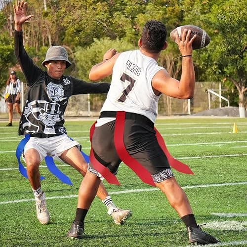 Hilhook Flag Football Belts, 14 Player Flag Football Set with 42 Flags for Kids Youth and Adults Training Equipment thumbnail 6