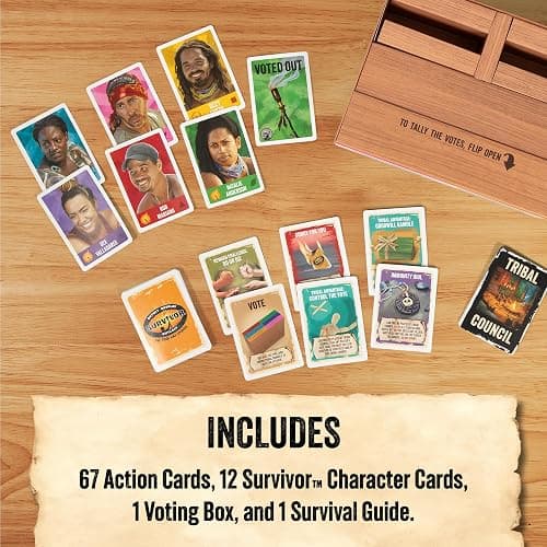 Exploding Kittens Survivor: The Tribe Has Spoken 3-6 Players - Ages 8+ - 30 Minutes to Play - Official Card Game for Survivor Fans - Family Game Night, Card Game thumbnail 4