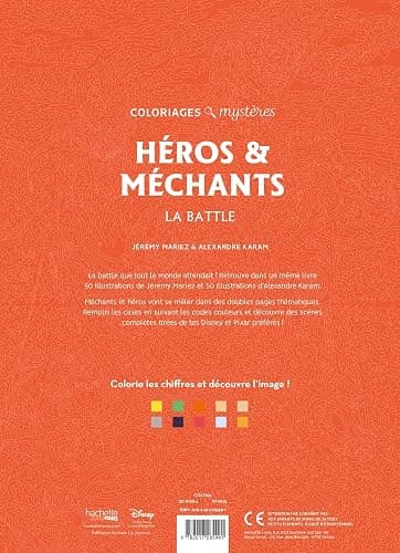 Coloriages mystères Disney - Héros & Méchants, la battle thumbnail 2