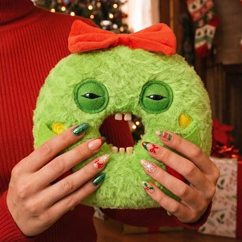 Fuggler Festive Fuggs 9 Inch Series 2 Plush Collectible Toy (Keith Wreathington) by ZURU Featuring Funny Ugly Monster Designs with Holiday Style Details, Perfect for Fans, Collectors, and Gifting thumbnail 8