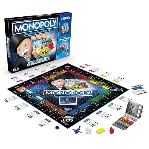 Monopoly Banking Cash-Back, die elektronische Version des beliebten, klassischen Spiels, elektronischer Punktestand und noch mehr Technologie, für die Familie - Image 1