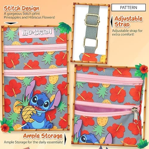 Disney Stitch Crossbody Bags for Women Teenagers Girls Purse Sling Shoulder Bag for Shopping Vacation Gifts for Her thumbnail 6