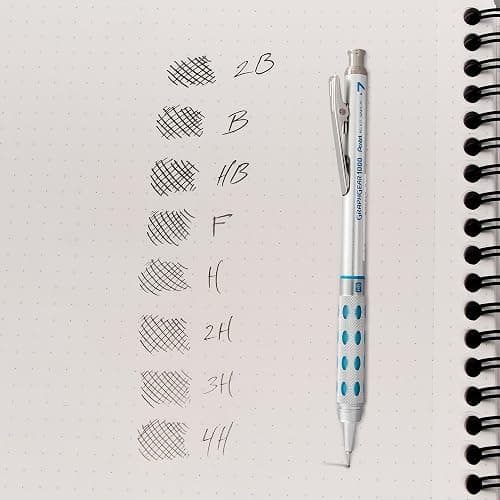 Pentel C27BPHB3K6 Super Hi-Polymer Lead Refills, 0.7mm, HB, Black, 30 per Tube (Pack of 3 Tubes) thumbnail 4