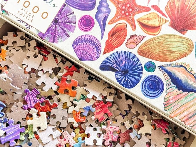 Colorful Beach Ocean Seashell, Puzzle 1000 Pieces thumbnail 8