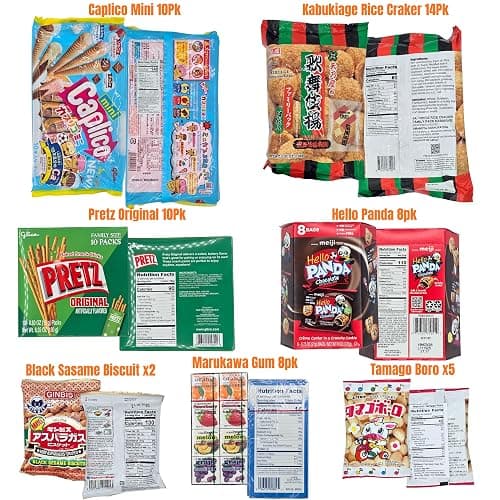 SNACKZON – Mega Variety Pack of Japanese & Korean Treats, Chips, Ramen, Candy & Cookies – Ultimate Gift Care Package for College Students, Office, & Family thumbnail 5