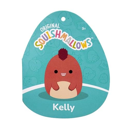 Squishmallows Original 8in Kelly The Red Velociraptor – Official Jazwares Plush (Little) thumbnail 7