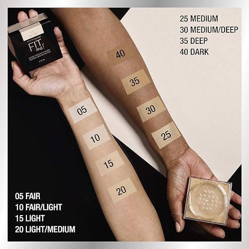 Maybelline Fit Me Loose Setting Powder, Face Powder Makeup & Finishing Powder, Fair, 1 Count thumbnail 5