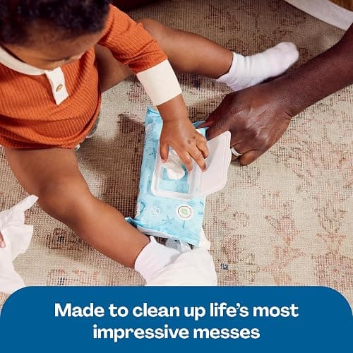 Hello Bello Extra Gentle Unscented Baby Wipes, Plant Based, Made with 99% Water and Aloe for Babies and Kids, 60 Count (Pack of 9) Total 540 Count thumbnail 7