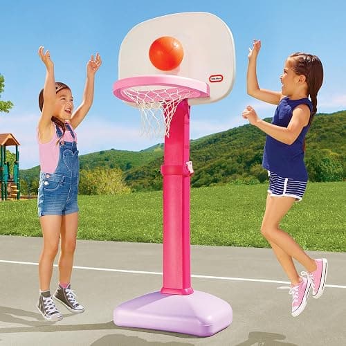 Little Tikes Easy Score Basketball Set, Pink- Amazon Exclusive 22.00 L x 23.75 W x 61.00 H Inches thumbnail 2