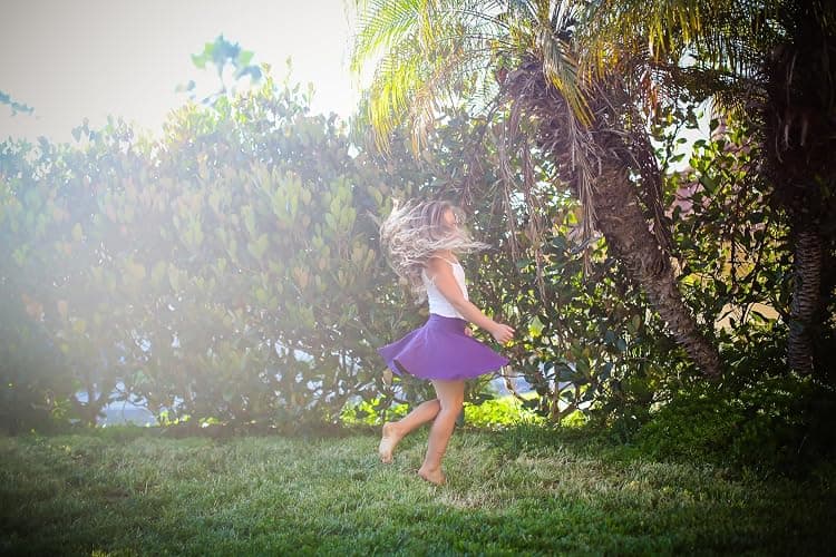 City Threads Big Girls' Cotton Twirly Skirt thumbnail 4