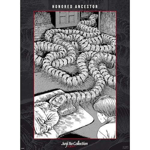 ABYSTYLE Junji Ito Chibi Boxed Unframed Poster Set 20.5" x 15.5" Includes 2 Mini Posters Horror Anime Manga Wall Art Prints for Bedroom Office Room Decor Gift thumbnail 2