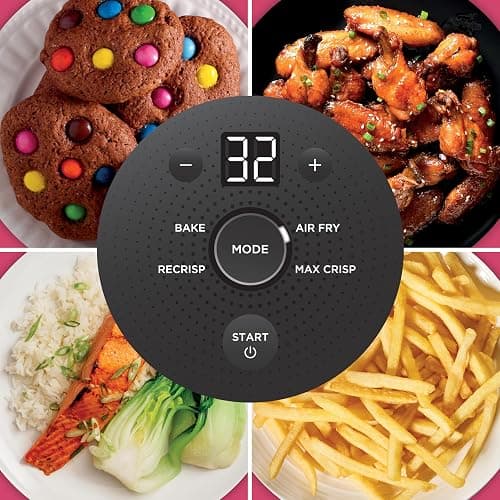 Ninja Crispi 4-in-1 Glass Air Fryer | 450°F | Non-Toxic | 4QT & 6-Cup Glass Containers w/Lids | Microwave, Freezer, Dishwasher Safe | Max Crisp, Air Fry, Bake, Recrisp | Cherry Crush | FN101DR thumbnail 10