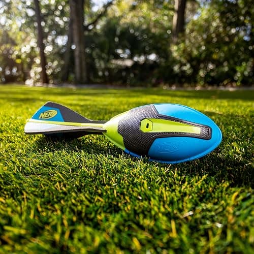 Nerf Vortex Ultra Grip Football, Designed for Easy Catching, Howling Whistle Sound, Distance-Optimizing Tail, Water-Resistant, All-Weather Play thumbnail 7