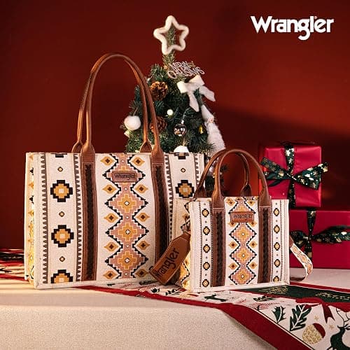 Wrangler Aztec Tote Bag for Women Boho Shoulder Purses and Handbags thumbnail 3