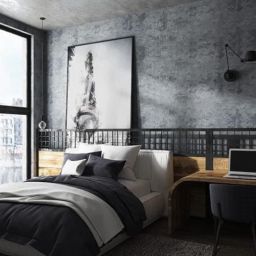 burgeliy Matte Grey Marble Vinyl Wrap Protector Auto Modification Coffee Style Wallpaper 24"x196", Waterproof, Heat-Resistant,Thickened Peel and Stick, Countertops, Cabinets, Self Adhesive Film - Image 1