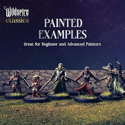 Classic Heroes - Mercenary Guild - 51 Paintable Characters for DND Miniatures Bulk I 28mm Dungeons Dragons D&D Miniatures I DND Minis D&D Figures Dungeons Dragons Figures Pathfinder Compatible thumbnail 2