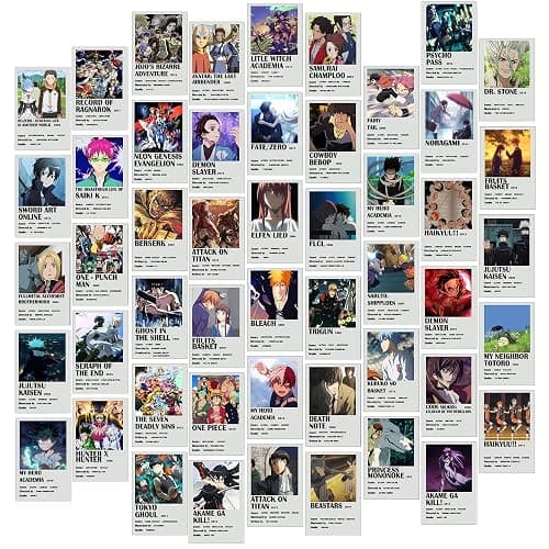 Fardes Anime Posters, Anime Room Decor Aesthetic, Cute Manga Stuff for Kawaii Decor for Bedroom, Mini Wall Collage for Girls and Boys Room, Kawaii Merchant for Wall Decor - Image 1