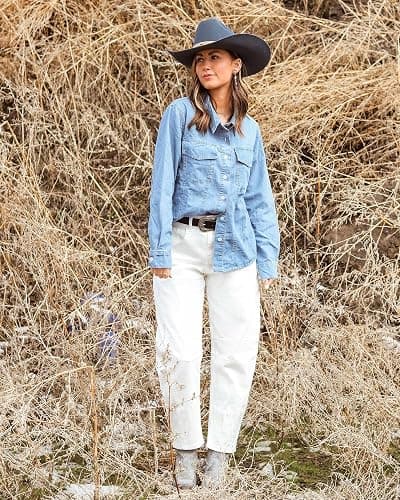 GRAPENT Barrel Jeans for Women Trendy High Waisted Wide Leg Baggy Cropped Relax Fit Stretch Denim Trouser Ankle Pants thumbnail 5