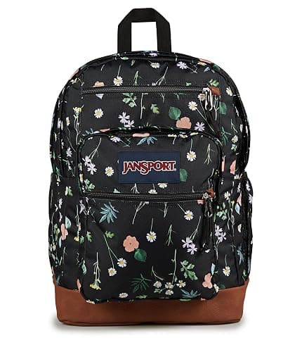 JanSport Cool Backpack with 15-inch Laptop Sleeve, Large Computer Bag Rucksack with 2 Compartments, Ergonomic Straps, Bewitched Blooms - Image 1