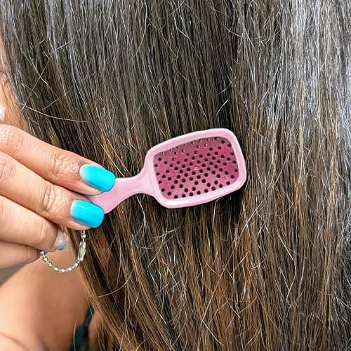 FHI Heat UNbrush Super Mini Hair Brush Keychain — Collectible Miniature Charm for Bags and Keys — Accessory for Beauty Lovers thumbnail 3