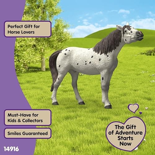 Schleich Horse Club - Knabstrupper Gelding Figure - Realistic Horse Toys for Girls and Boys - Equestrian Imaginative Play Figurines - Kids Ages 5+ | 14916 thumbnail 7