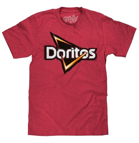 Tee Luv Men's Doritos Shirt - Tortilla Chip Snack Logo T-Shirt - Image 1