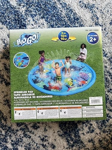 Bestway H2OGO! Under The Sea 10' Splash Pad (Under The sea, Animal floor print), Blue thumbnail 3