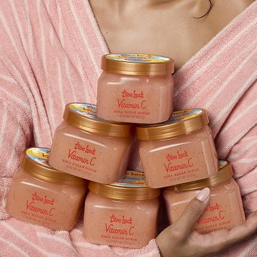 Tree Hut Vitamin C Shea Sugar Scrub, 18 oz, Ultra Hydrating and Exfoliating Scrub for Nourishing Essential Body Care thumbnail 4