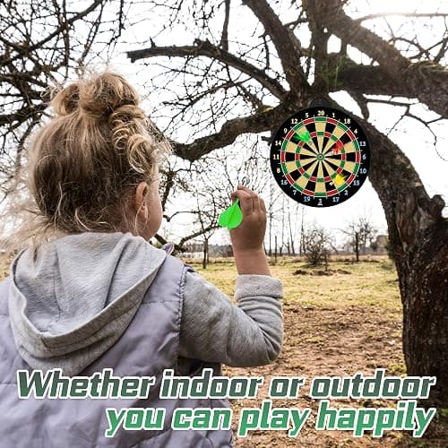 Magnetic Dart Board - 12pcs Magnetic Darts - Excellent Indoor Game and Party Games - Gifts for 5 6 7 8 9 10 11 12 Year Old Boy Kids thumbnail 7
