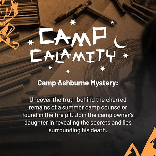 Hunt A Killer: Camp Calamity - Solve a Murder at a Summer Camp, Interactive Unsolved Mysteries Game, Mystery Box for Game Night, Murder Mysteries Card, Puzzle, and Board Games, for Ages 14+ thumbnail 4