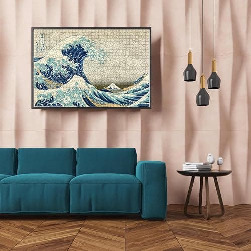 MaxRenard Game 1000 Pieces Jigsaw Puzzle for Adult Fine Art Collection Toy The Great Wave Off Kanagawa Puzzle thumbnail 2