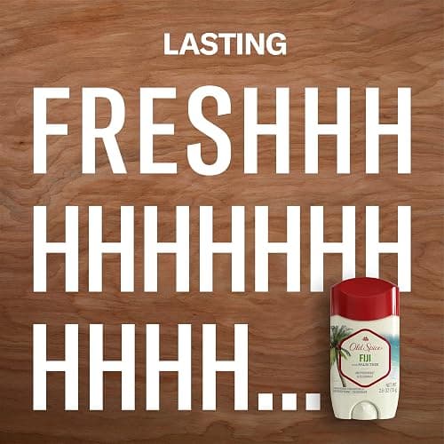 Old Spice Antiperspirant Deodorant for Men, 24/7 Sweat and Odor Protection, Advanced Skin Conditioners, Fiji with Palm Tree Scent, Invisible Solid, 2.6 oz (Pack of 2) - RED thumbnail 3