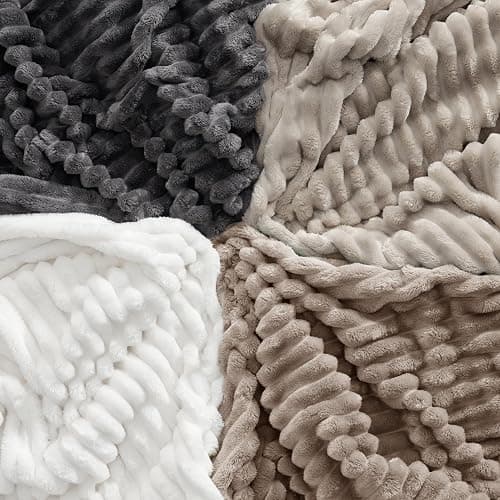 Bedsure GentleSoft Mocha Meringue California King Size Blanket for Couch - Cozy Soft Blankets for Women, Cute Small Fleece Throws for Girls, Birthday Gifts for Women, 102x96 Inches thumbnail 7
