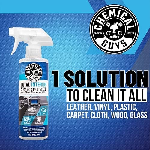 Chemical Guys Car Detailing Kit, Car Cleaning Kit with Total Interior Cleaner & Protectant, Sprayable Wheel Cleaner, Car Wash Soap, Bucket, Brushes, and Detailing Accessories - 16 Piece Wash Kit thumbnail 4