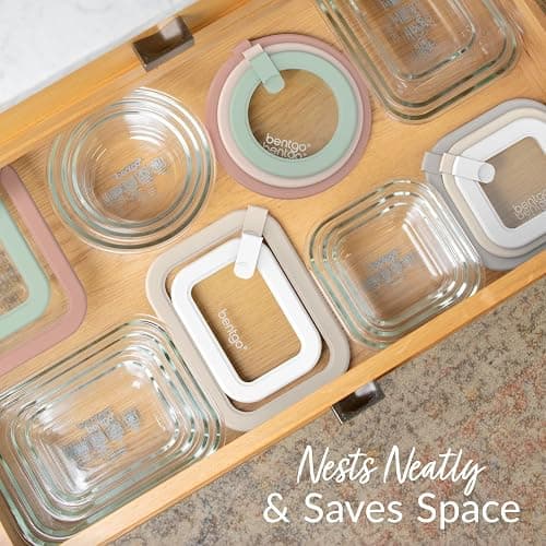 Bentgo Signature Leak-Proof Glass Food Storage - 4-Piece Set thumbnail 5
