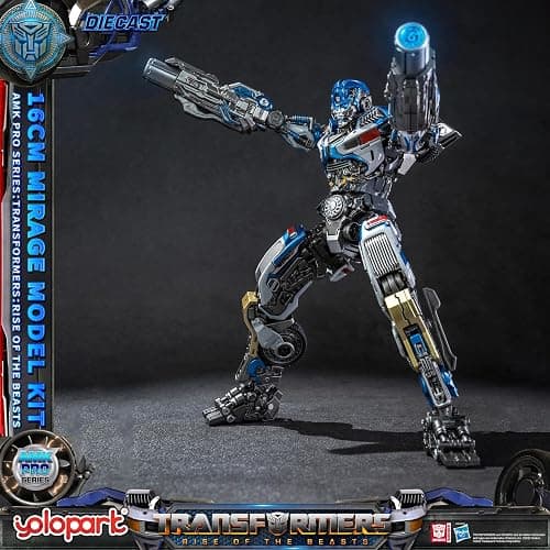 YOLOPARK Mirage Transformer Toys,AMK PRO Series Transformers:Rise of The Beasts Action Figure,Highly Articulated 6.3 Inch Model Kit for Ages 15 and Up,No Converting thumbnail 4