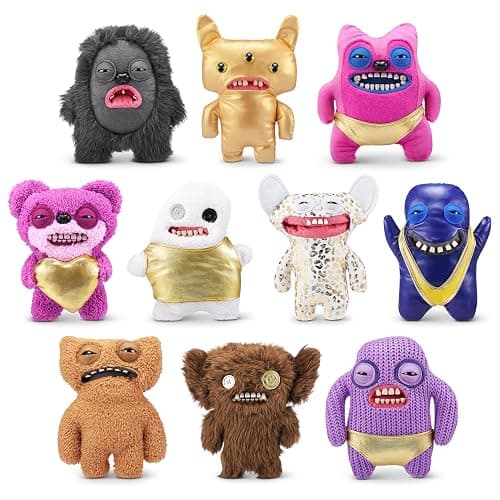 Fuggler Gold Fuggs by ZURU Funny Ugly Monster, Plush, Collectible, Toy (Hedge Grog - Eyes and Teeth) thumbnail 5