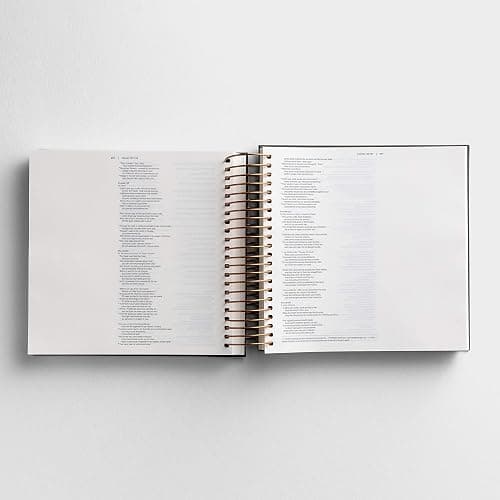 Illustrating Bible NIV - Spiral Bound Bible Journal, Dark Gray J3482 (8 Point Font) thumbnail 10