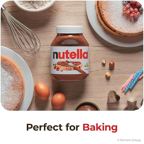 Nutella Hazelnut Spread with Cocoa, Creamy Hazelnut Spread, Breakfast Favorite, 2.2 lbs Jar thumbnail 4
