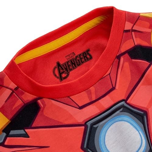 Marvel Pajamas | Hulk and Iron Man Boys' Pajama Sets | Avengers Pjs for Kids | 2 Pack Long Sleeve Pj Set thumbnail 5