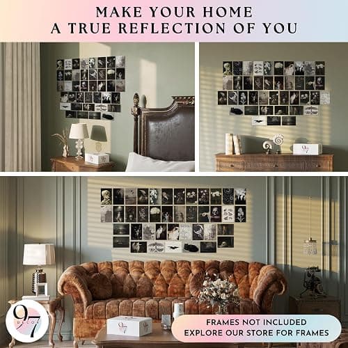97 Decor Gothic Wall Decor - Gothic Decor, Dark Academia Wall Art Goth Posters for Room, Vintage Dark Moody Home Decor Aesthetic Pictures Gallery Wall Prints for Bedroom (8x10 Unframed) thumbnail 4