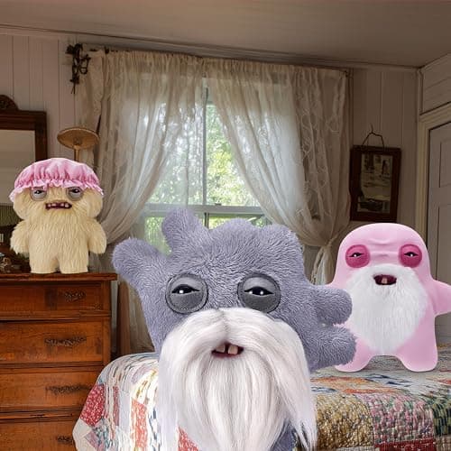 Fuggler Old Fogies 9-Inch Plush Toy (Captain Cardiac) by ZURU – Funny Ugly Monster Stuffed Animal with Human-Like Teeth, Collectible Plush for Kids, Tweens, Teens, Adults & Weird Toy Lovers thumbnail 6