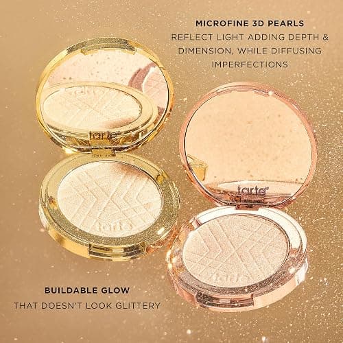 tarte Amazonian clay shimmering light – Pressed Highlighter with Buildable Radiant Glow for a Natural Lightweight Luminous Finish, Vegan & Cruelty Free thumbnail 6