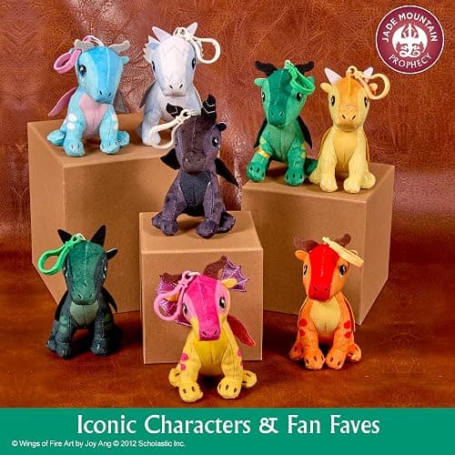 Wings of Fire Jade Mountain Prophecy - Mystery Dragon Plush Dangler thumbnail 4