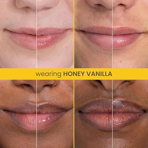 Burt's Bees Stocking Stuffers, Rescue Lip Relief, Honey Vanilla, Hydrating Lip Balm for Dry Cracked Lips, with Responsbily Sourced Beeswax and Shea Butter, 100% Natural Origin, 1 Squeezy Tube, 0.35oz thumbnail 3
