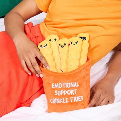 WHAT DO YOU MEME? Emotional Support Crinkle Fries — Plush Fries by Emotional Support Pals thumbnail 6