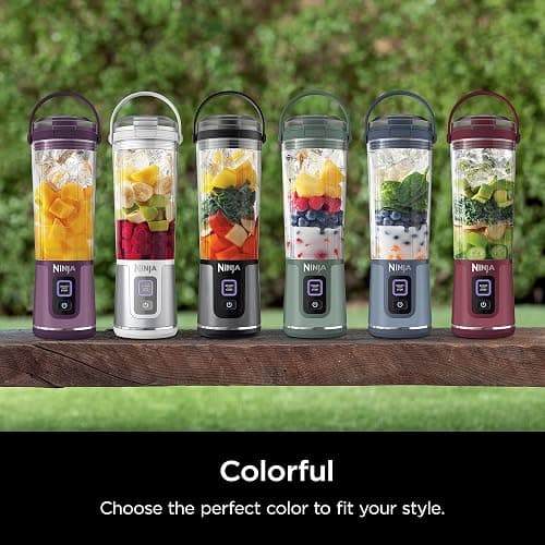 Ninja BC151BK Blast Portable Blender, Cordless, 18oz. Vessel, Personal Blender-for Shakes & Smoothies, BPA Free, Leakproof-Lid & Sip Spout, USB-C Rechargeable, Dishwasher Safe Parts, Black thumbnail 12