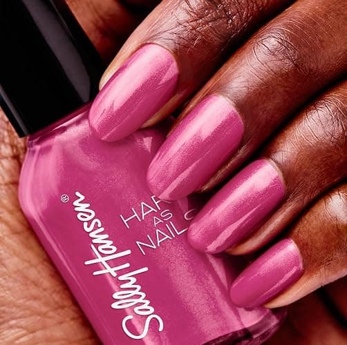 Sally Hansen Hard as Nails, Garnet Attention, Long Lasting, Chip Resistant, Opaque, Shiny Red Nail Polish thumbnail 3