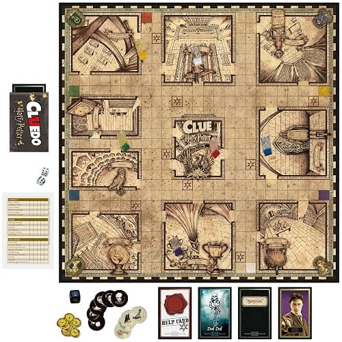 Hasbro Gaming Clue: Wizarding World Harry Potter Edition Board Game | Family Games for Kids, Teens, and Adults | Mystery Games | Ages 8 and Up | 3 to 5 Players thumbnail 4