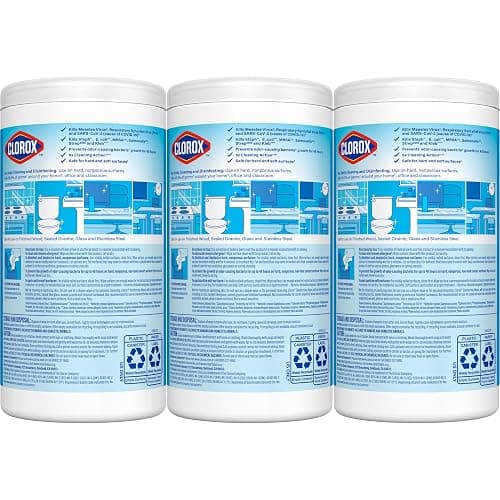 Clorox Disinfecting Wipes Cleaning Variety Pack, 75 Count, 3 Pack | Cleans, Deodorizes and Freshens, Kills 99.9 Percent of Viruses and Bacteria, Bleach Free, Crisp Lemon and Fresh Scent thumbnail 11